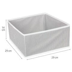 Çekmece İçi Organizer 4'lü Set Çizgili