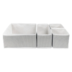 Çekmece İçi Organizer 4'lü Set Çizgili