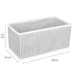 Çekmece İçi Organizer 4'lü Set Çizgili