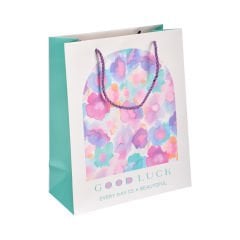 Çiçekli Karton Çanta - 26x32