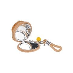 Yuvarlak Kapaklı Peluş Ayna