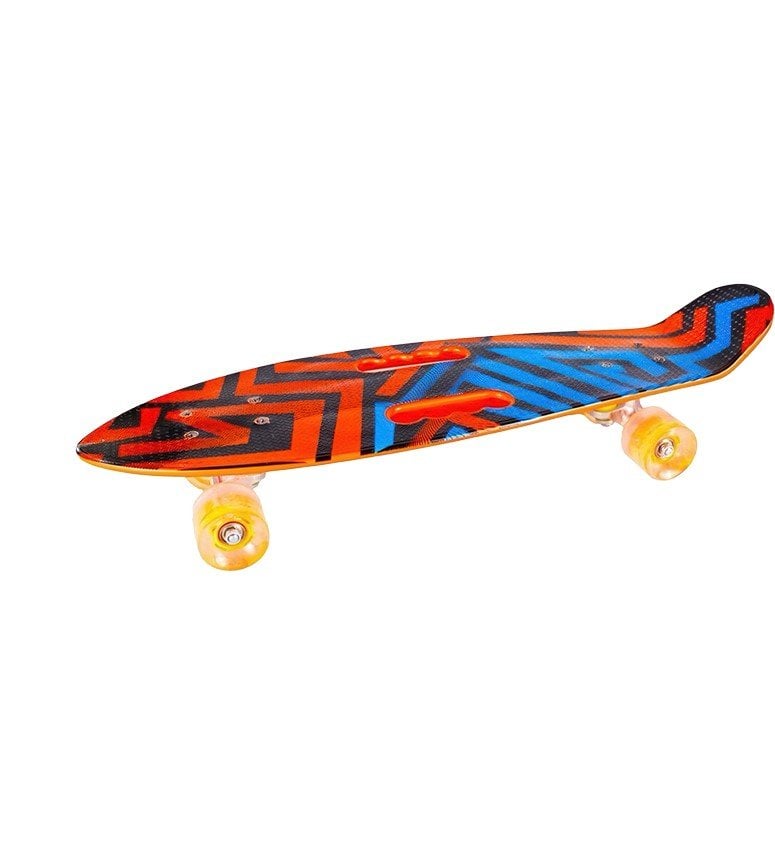 Desenli Kaykay - Işıklı Tekerlekli - 65 cm