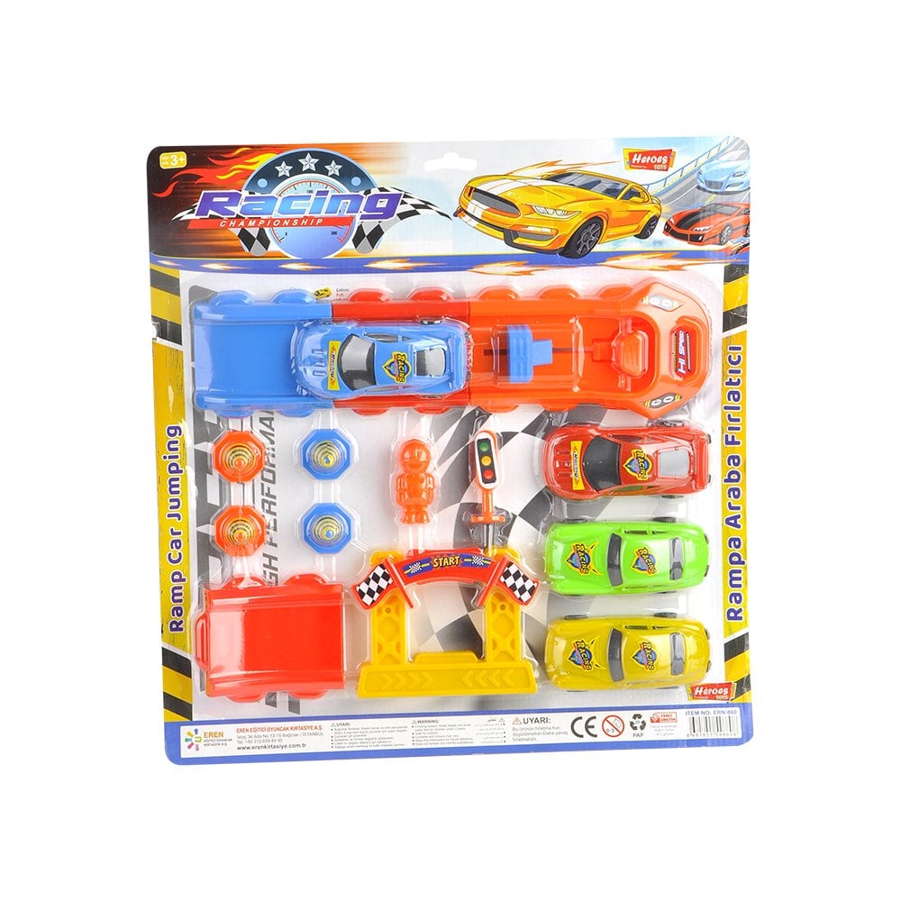 Araba Fırlatıcı Set - 13 Parça