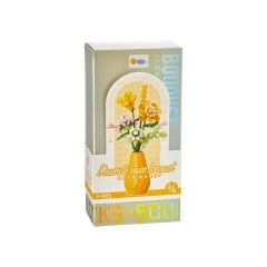 Saksıda Yapboz Blok Çiçekler