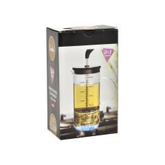 French Press Borosilikat Cam (600 ml)