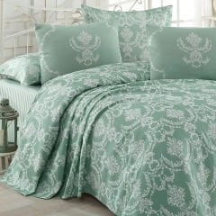 Çift Kişilik Desenli Pike - 200x230 cm