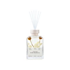 Cam Vazolu Çiçekli Oda Kokusu - Dekoratif ve Ferah (200 ml)