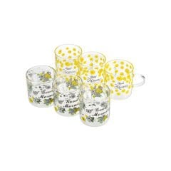 6'lı Cam Kupa Seti - 100 ml