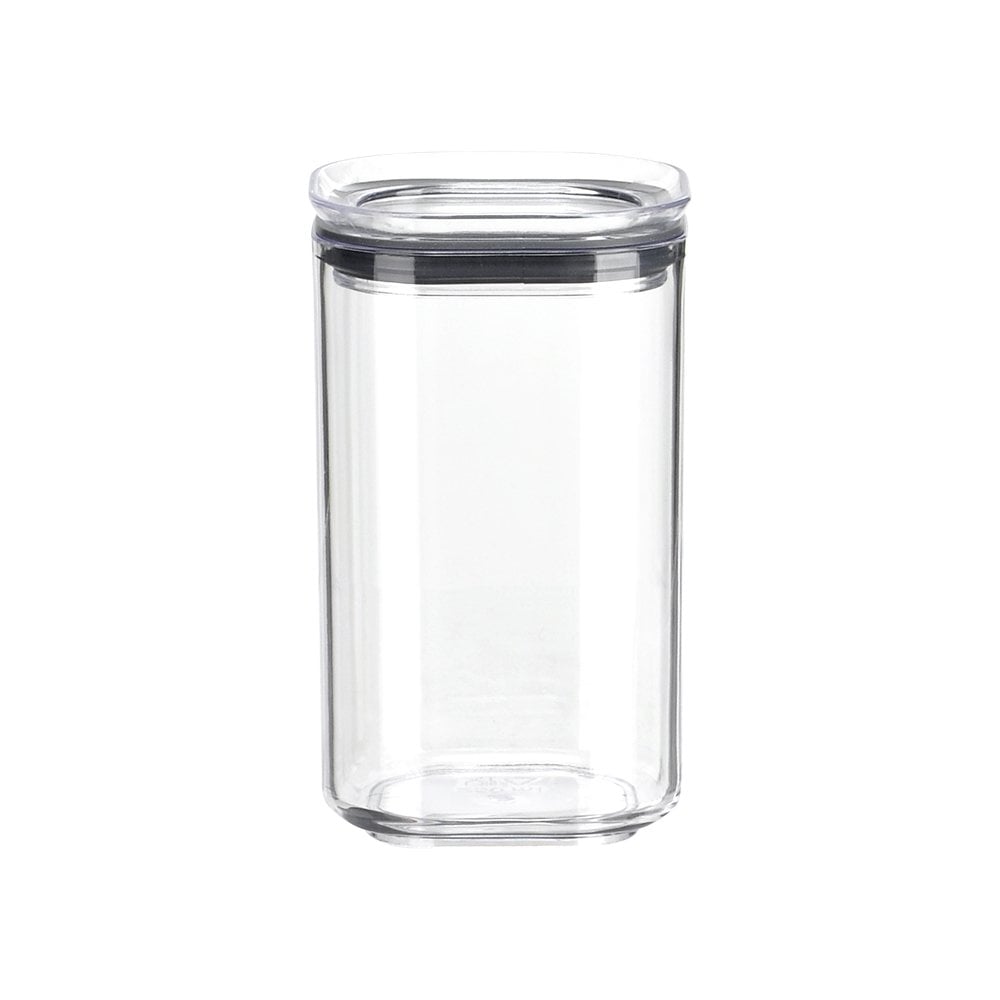 Uzun Kare Kristal Saklama Kabı - 250 ml