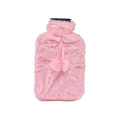 Ponponlu Pelüş Sıcak Su Torbası - 2 Litre