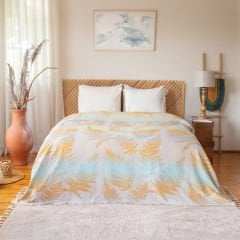 Yatak Örtüsü Jakar Yaprak Desen - 220X240 cm
