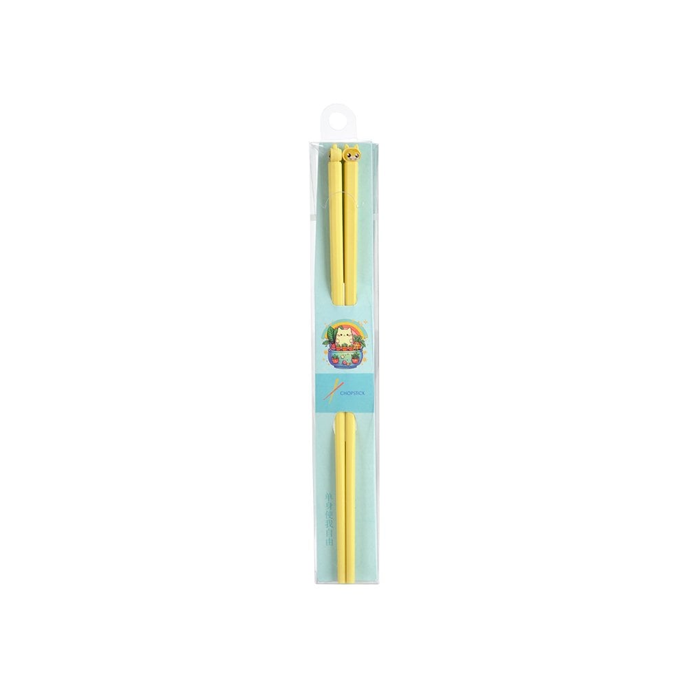 2'li Plastik Kedi Figürlü Chopstick