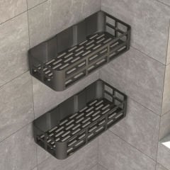 2'li Yapışkanlı Banyo Duş Rafı