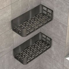 2'li Yapışkanlı Banyo Duş Rafı