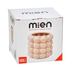 Seramik Bubble Vazo - 13x13x12 cm