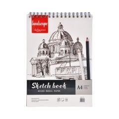 Şehir Temalı A4 Sketchbook - 30 Yaprak