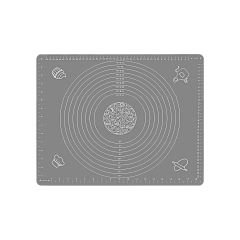 Silikon Hamur Açma Matı (40x50 cm) Gri