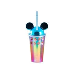 Çocuklar İçin Kulaklı Pipetli Bardak - 450 ml