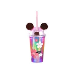 Çocuklar İçin Kulaklı Pipetli Bardak - 450 ml