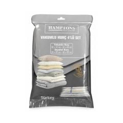 Vakumlu Hurç 4'lü Set - Hava Geçirmez ve Yer Tasarruflu Saklama Çözümü