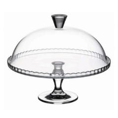 Ayaklı Cam Kek Fanus - 32 cm - Patisserie