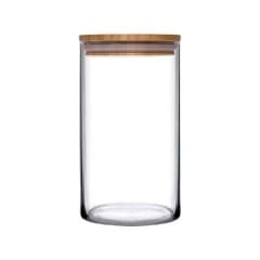 Ahşap Kapaklı Cam Kavanoz - 1480 ml