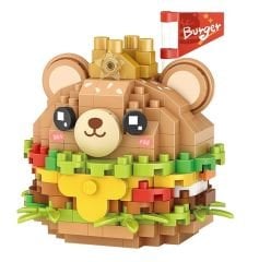 Yapboz Bloklar Hamburger Ayıcık - 260 Parça