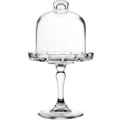 Mini Ayaklı Cam Fanus - 19 cm