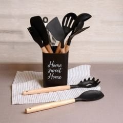 12 Parça Kare Silikon Mutfak Seti