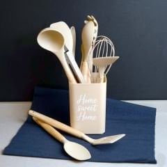 12 Parça Kare Silikon Mutfak Seti