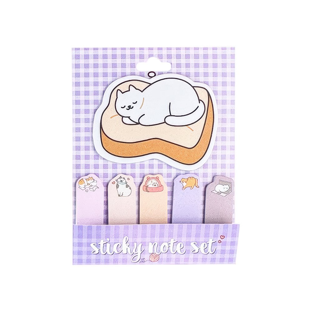 6'lı Post-ıt Set - Kedi Figürlü