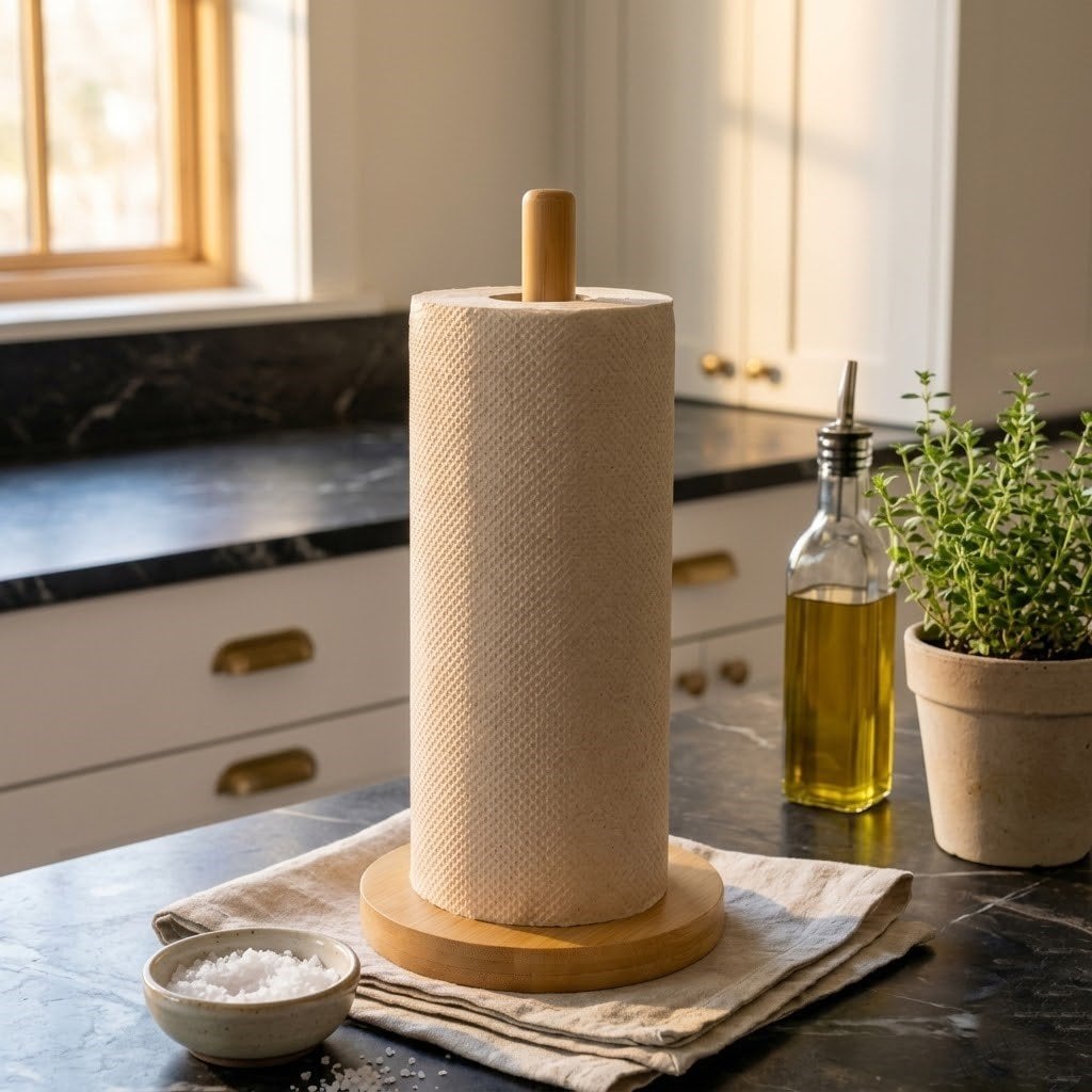 Bambu Yuvarlak Kağıt Havluluk - Rulo - 27 cm