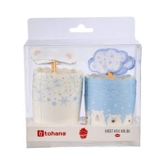 12'li Figürlü Kürdanlı Kek Kapsül Kağıdı