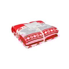 Yılbaşı Desenli Tv Battaniyesi - 130x170 cm