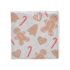 Yılbaşı Desenli 20'li Peçete - 33x33 cm