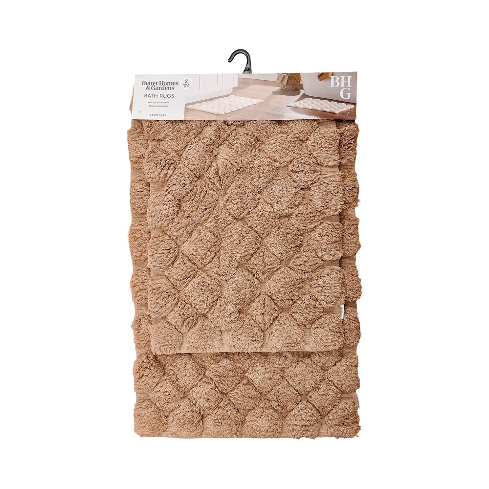 2'li Baklava Desenli Klozet Takımı - 50x80/43x60 Füme