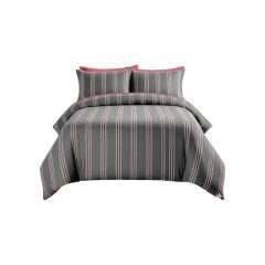 Çift Kişilik Armürlü Nevresim Takımı Desen 2