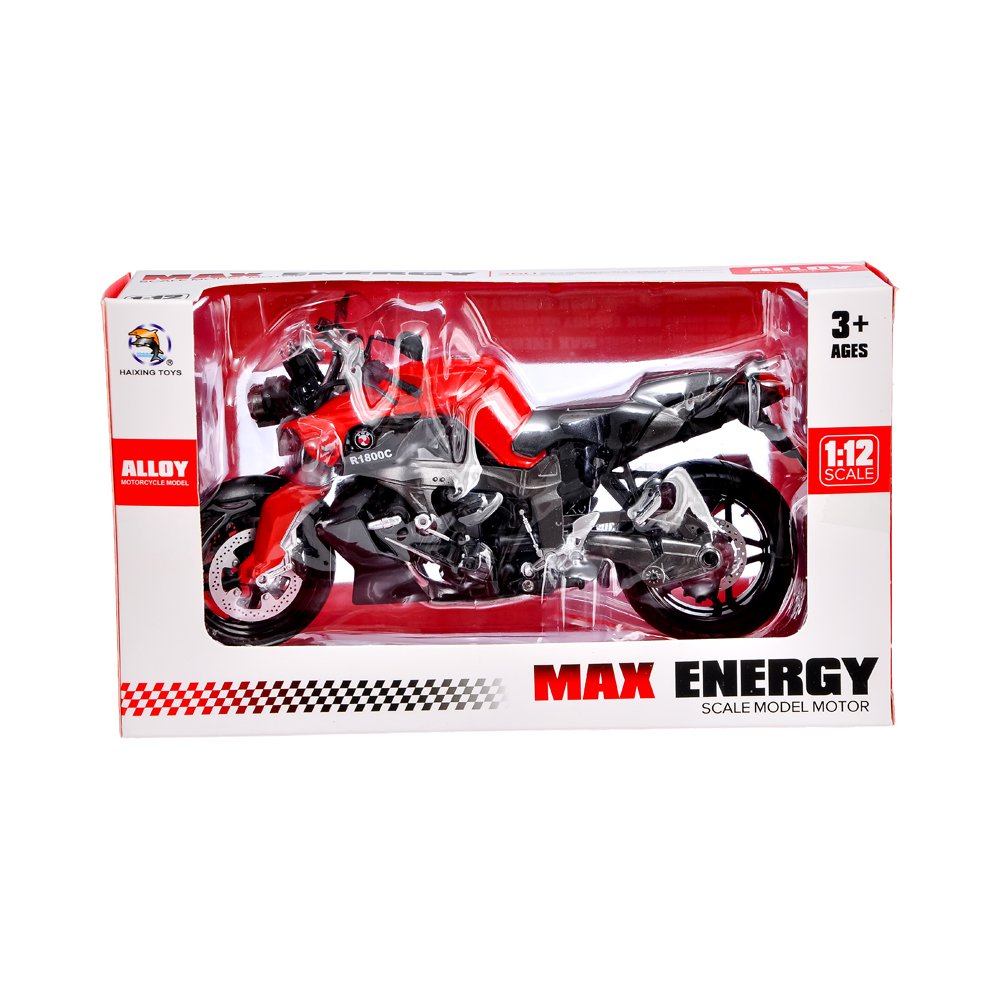 Model Motosiklet - 1:12 Kırmızı