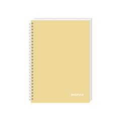 A4 Defter 72 Yaprak Spirelli PP Kapak Kareli