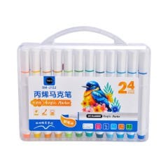 24'lü Kutulu Akrilik Boya Kalemi