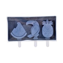 3'lü Silikon Dondurma Kalıbı