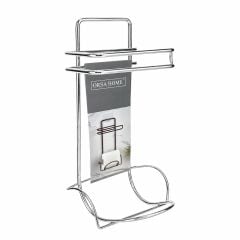 Yapışkanlı Yedekli Metal Wc Kağıtlık