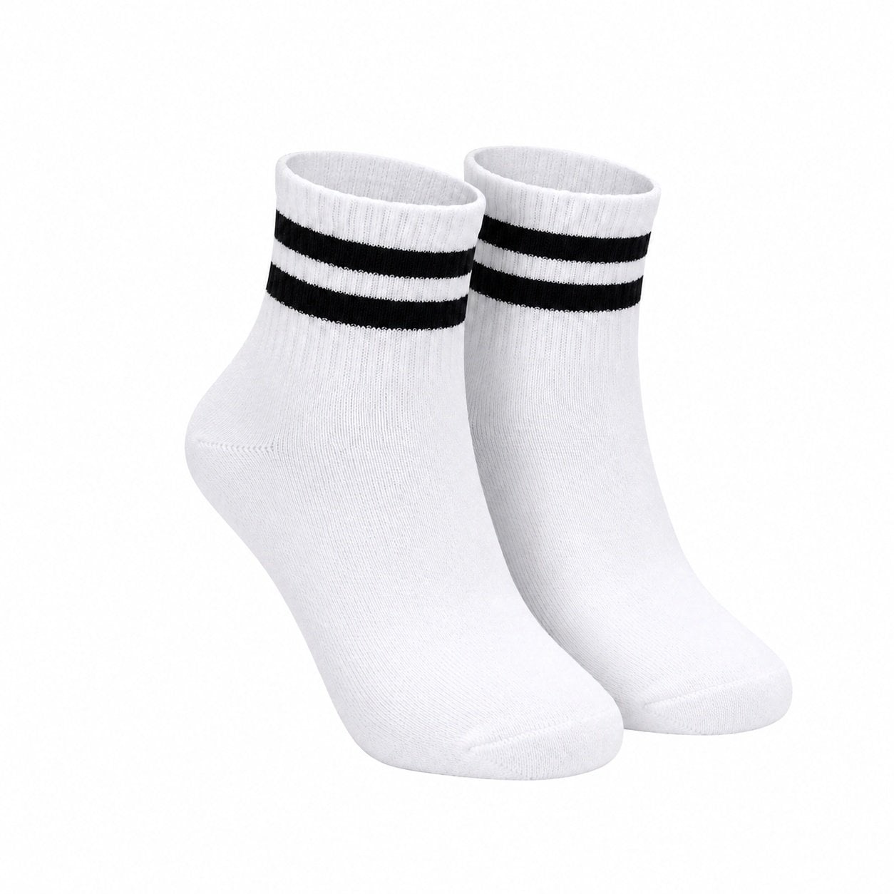 2'li Erkek Beyaz Kolej Çorap