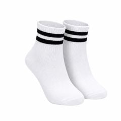 2'li Erkek Beyaz Kolej Çorap