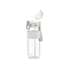 Çift Kapak Pipetli Matara - 1 Litre