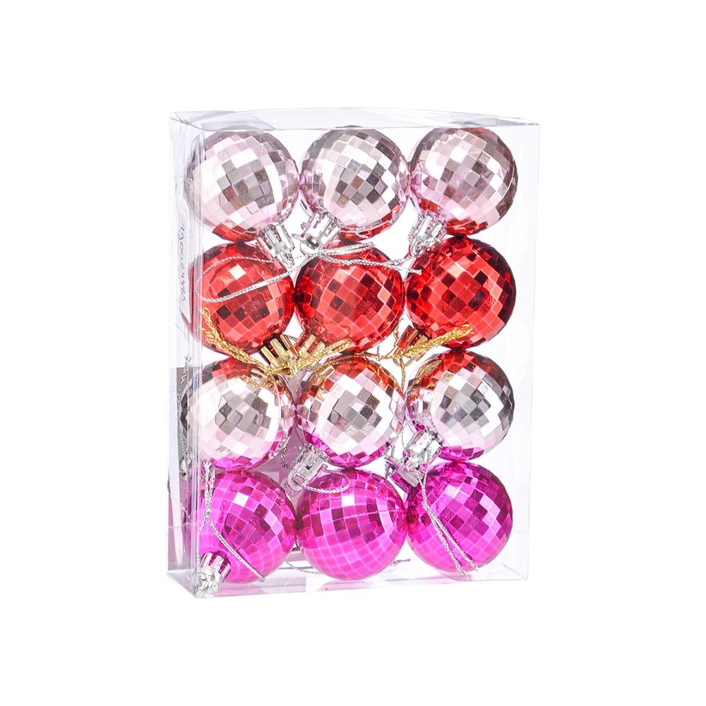 12'li Yılbaşı Süsü - Disco Topu - 5 cm