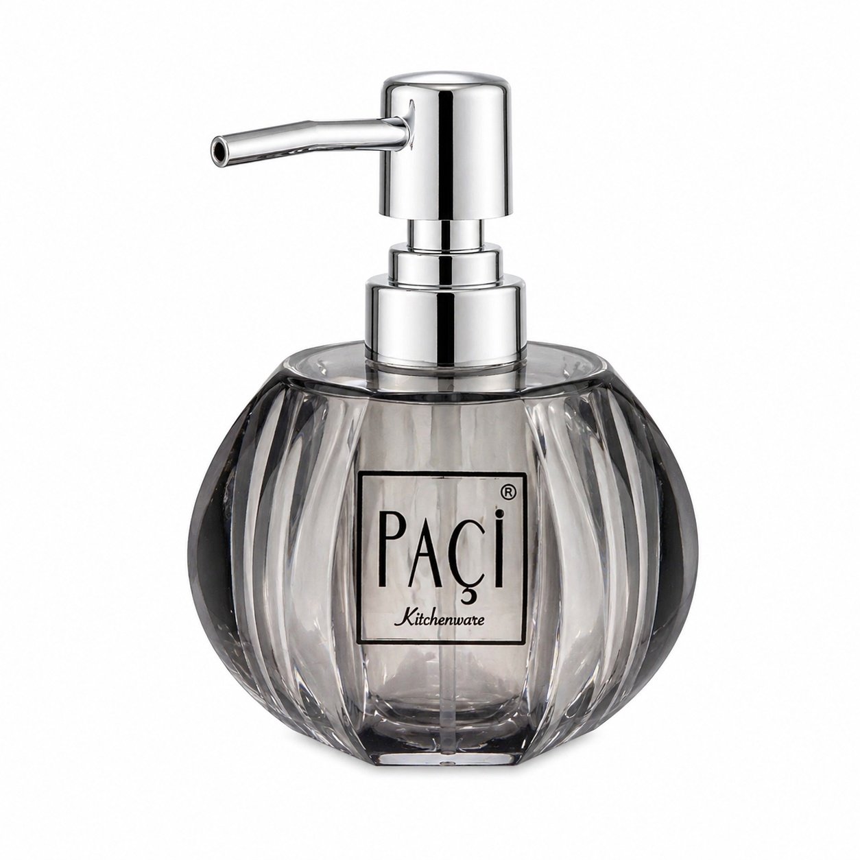 Kristal Şeffaf Sıvı Sabunluk - 200 ml Füme