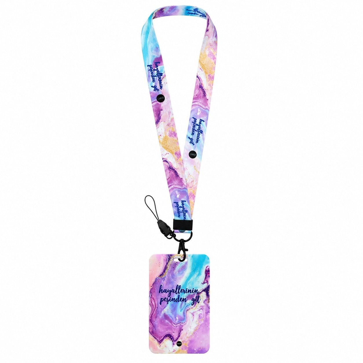 Kartlıklı Boyun Askısı İpi - 54x85 cm