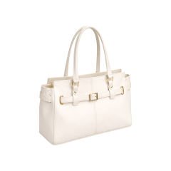 Toka Detaylı Shopper Çanta Krem