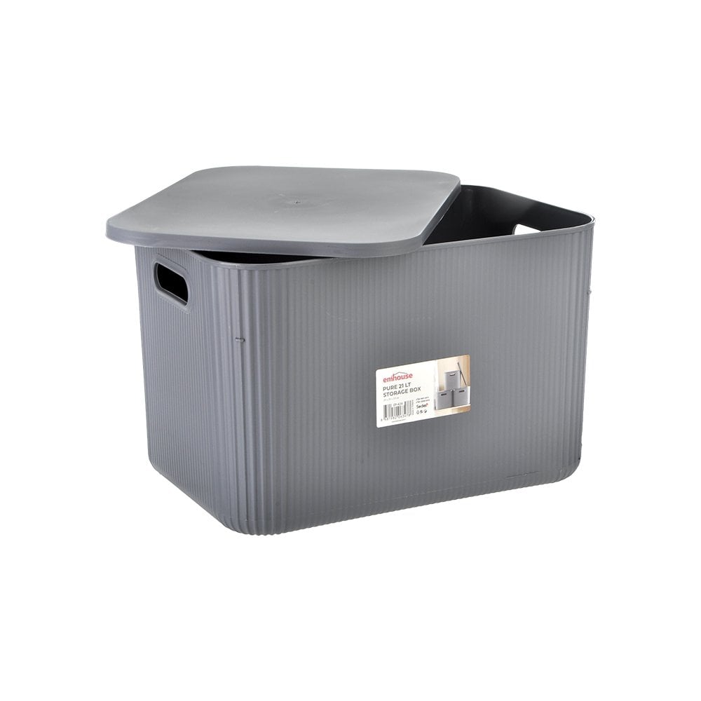 Organizer Kutu Kapakli Derin Plastik - 21 L